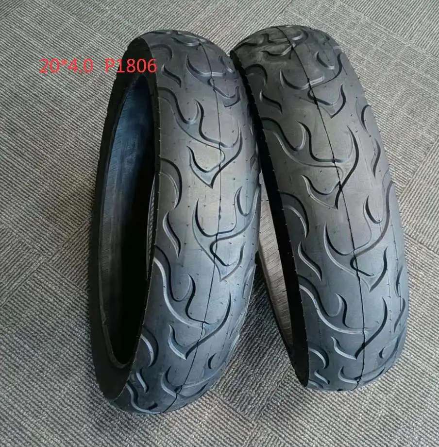 Factory wholesale Electric bicycle 20 inch outer tyre  20x4.0 bicycle tires for  ebike
