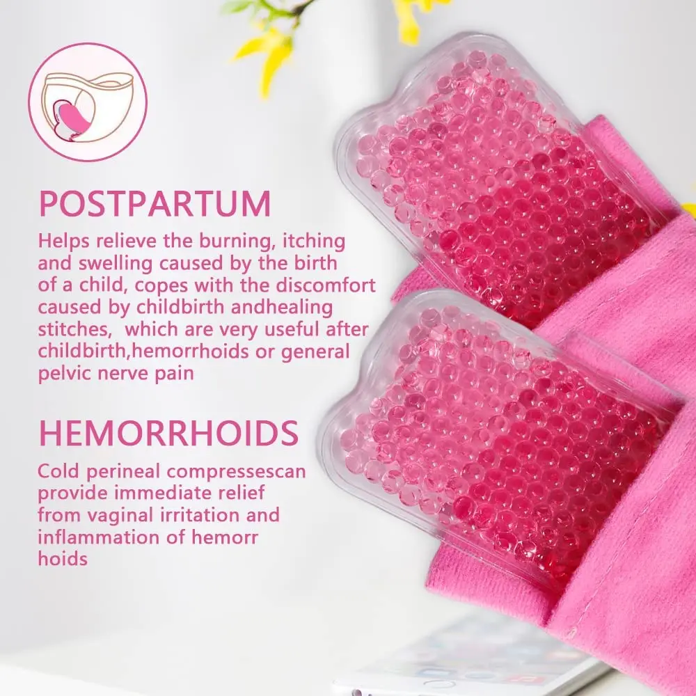 Reusable Perineal Cold Ice Pack Postpartum Perineal Cooling Pad Hot Cold Pack for Women After Pregnancy and Delivery Pain Relief