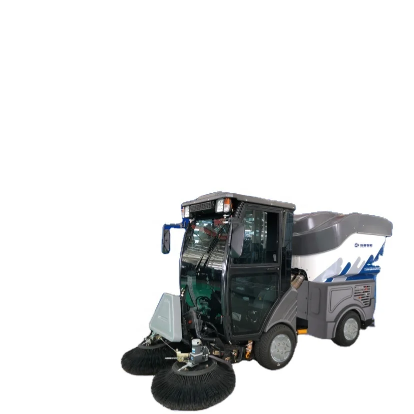 New Professional Manufacture Outdoor Vacuum Diesel Street Sweeper with Reliable Motor and Gearbox Cleaning Machine