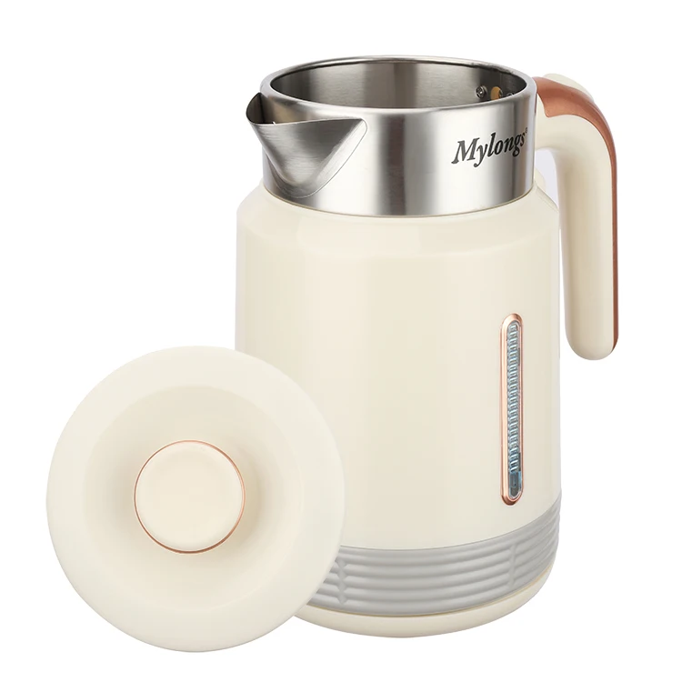 Turkish Stainless Steel Electric Teapot and Pot with Cordless Temperature Adjustment Keep Warm Feature for Household Hotel Use