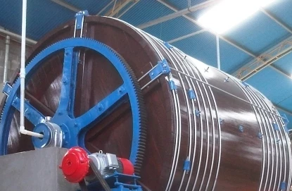 Деревянный кожевенный барабан, Лимин, загара для кожу дубления