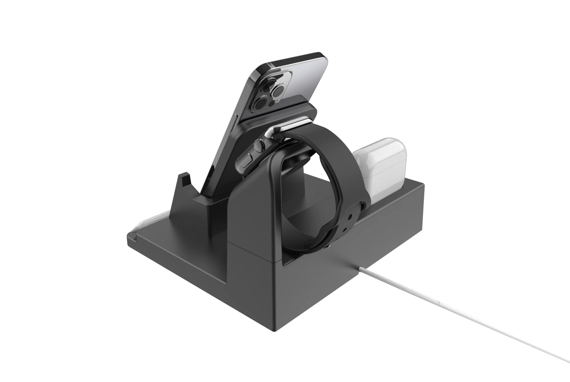 Оригинальное вертикальное Беспроводное зарядное устройство, док-станция для быстрой зарядки для iPhone Samsung Galaxy S6/S7/S7 Edge Note