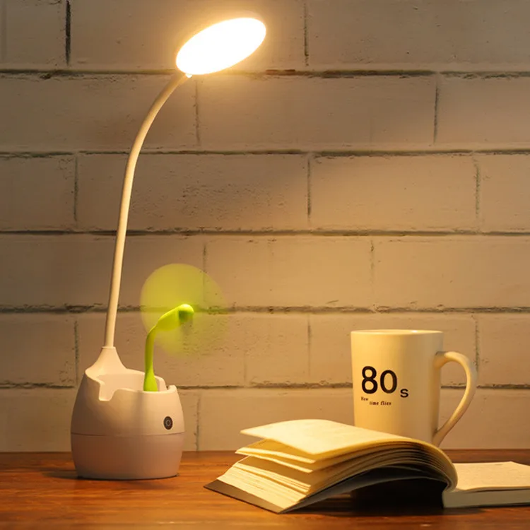 
Gooseneck LED USB Book Dimmable Reading Light Night Lamp Mini Bed Light White Body Bookcase Item Lighting 