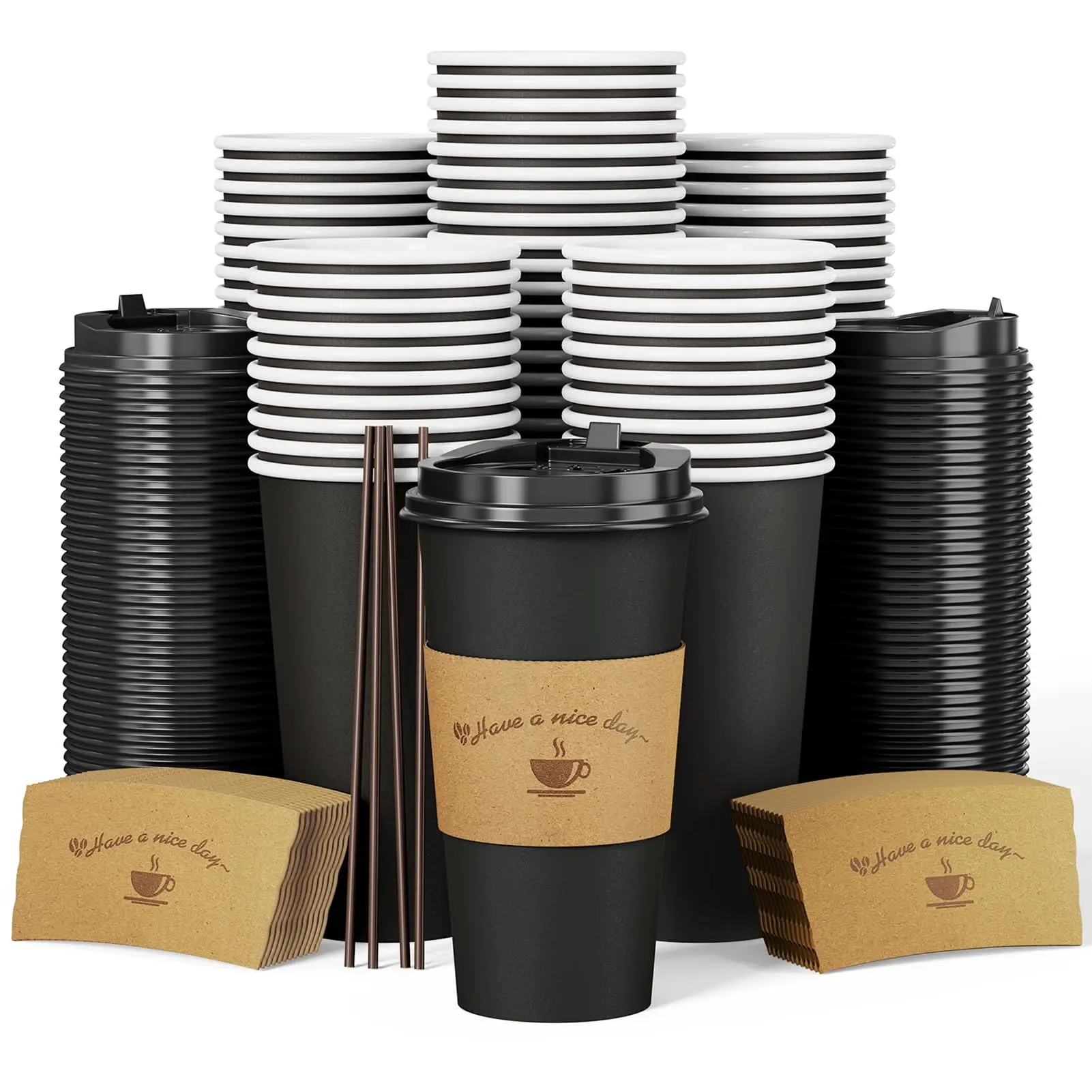 Customized Design Disposable Cups For Coffee Biodegradable Cup For Coffee Wholesale Printing Cold Coffee Cups