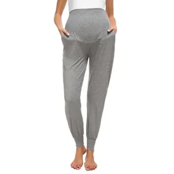 Женские повседневные брюки для беременных эластичные брюки для отдыха