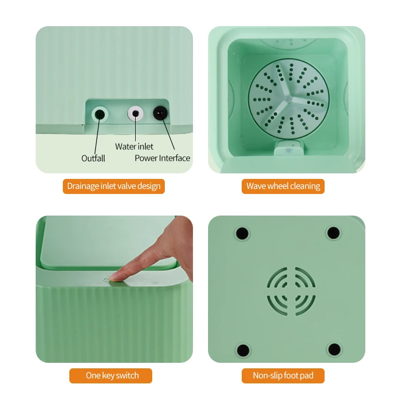 New Technology Mini Full Automatic Baby Clothes Washing Equipment Sock Washing Machine