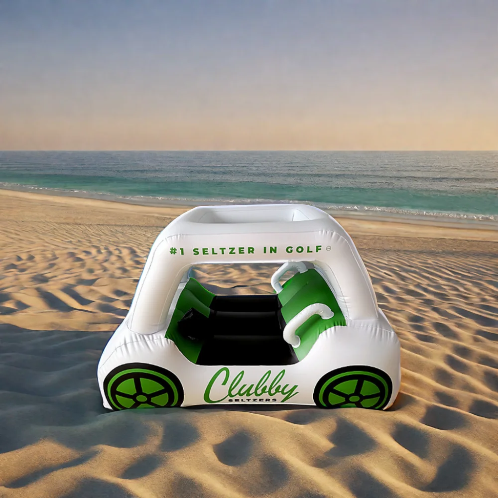 Фабричная изготовленная на заказ летняя новая стильная Высококачественная Толстая забавная игрушка для бассейна и пляжа надувные игрушки мягкий диван гольфа автомобиль поплавок взрослых