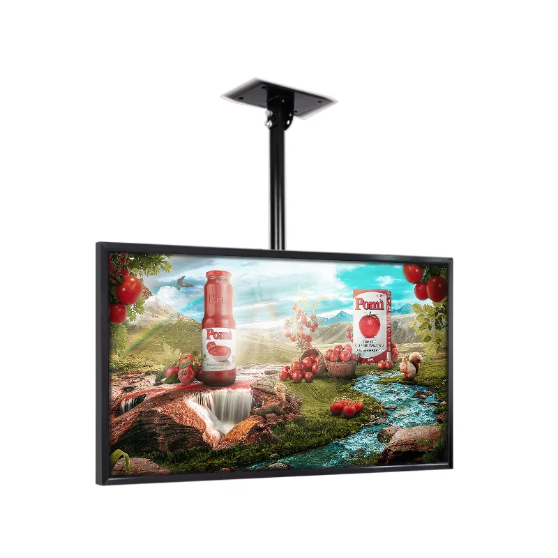 55 inch Shopping Center Single-sided High-Brightness Window Hanging LCD Screen Advertising Machine