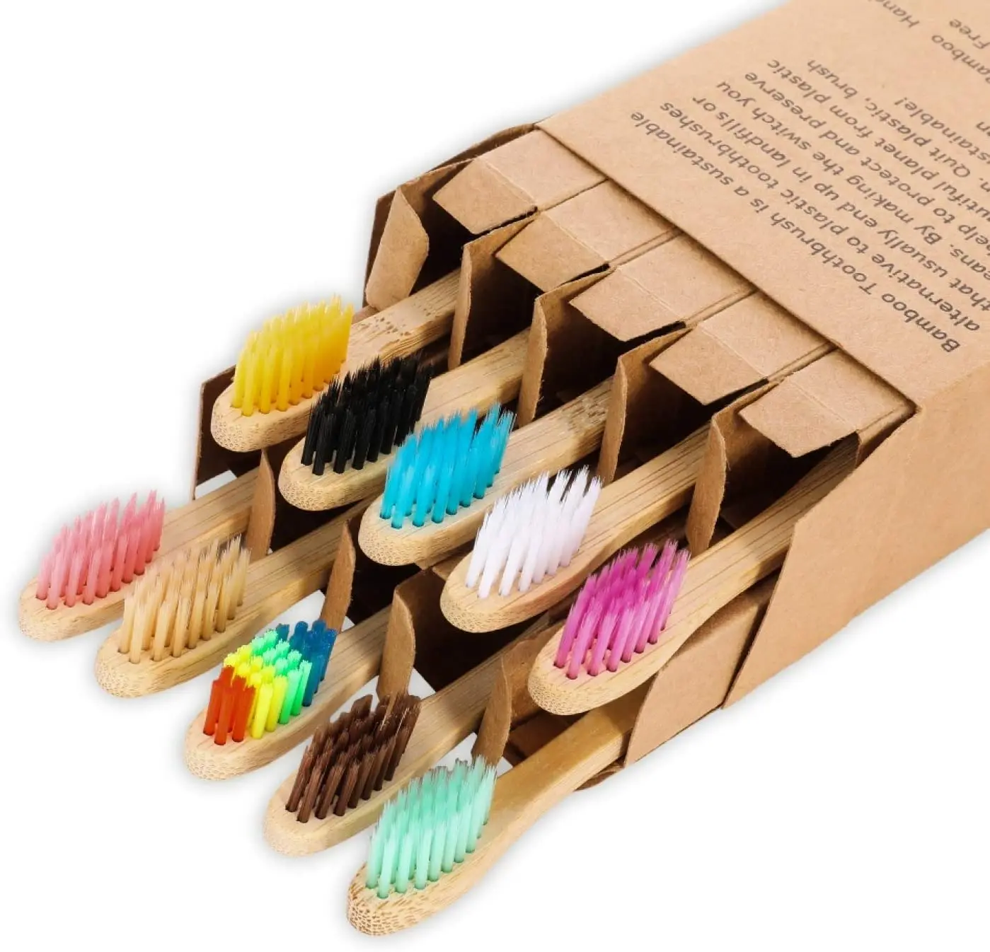 Натуральная домашняя бамбуковая зубная щетка для путешествий, мягкая Oem индивидуальная упаковка с логотипом Bambu cedillo De Dientes Brosse A Dent зубная щетка