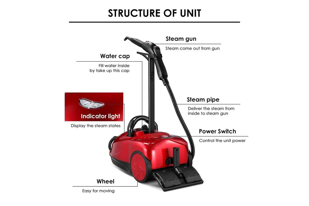 Professional Eco friendly Air Conditioning Floor Steam Carpet upholstery  Cleaner Cleaning Machine
