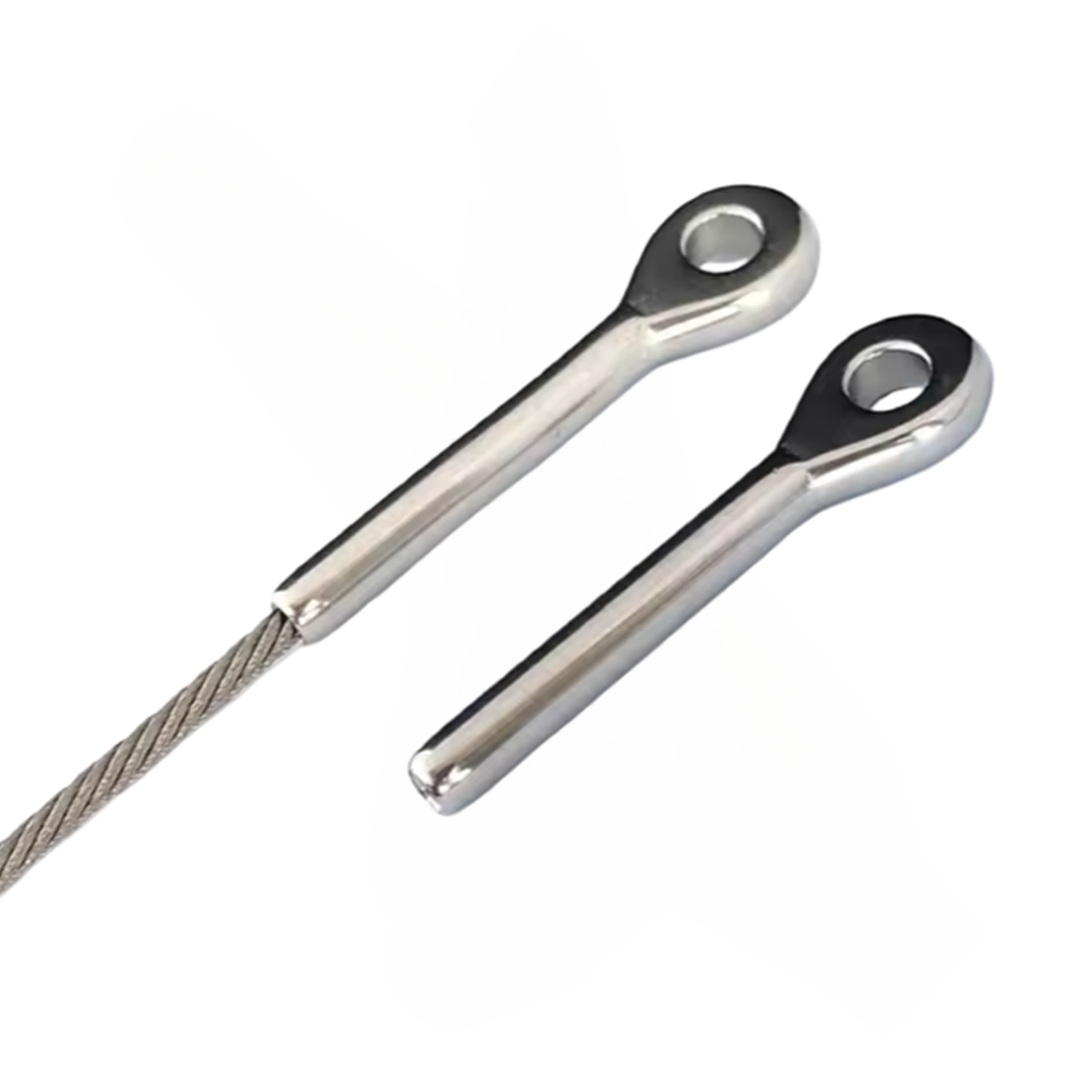 Marine grade Stainless steel wire rope terminals Rigging Hardware Stainless Steel Eye Terminal