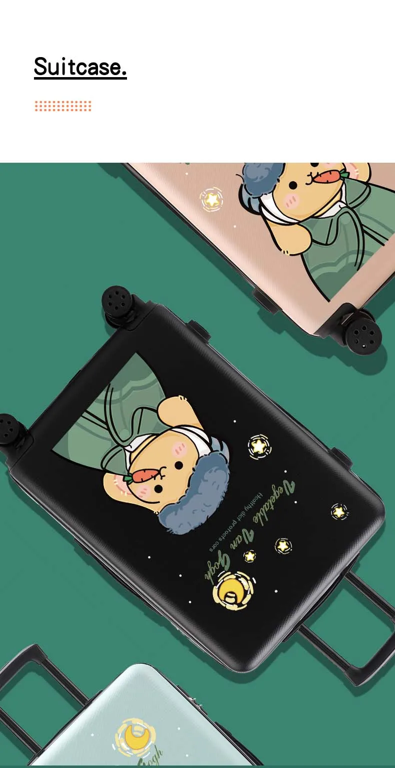 beauty suitcase 3 pcs cheap trolley luggage with retractable wheel fashion trolley shopping bags multi color travelling suitcase