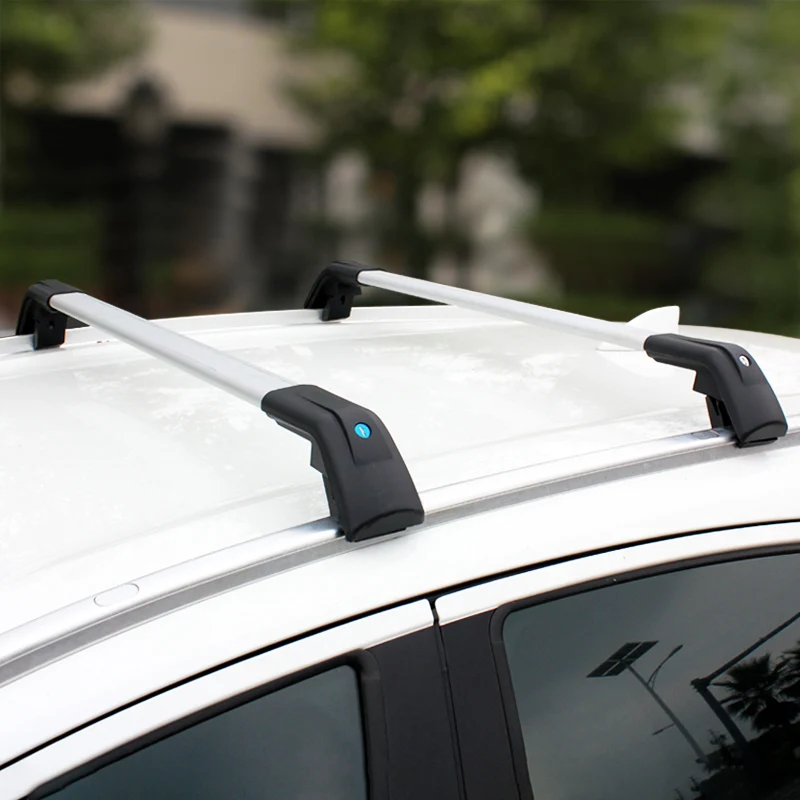 Алюминиевый автомобильный кровельный стеллаж из АБС-пластика 4x4, универсальный поперечный стержень для седана