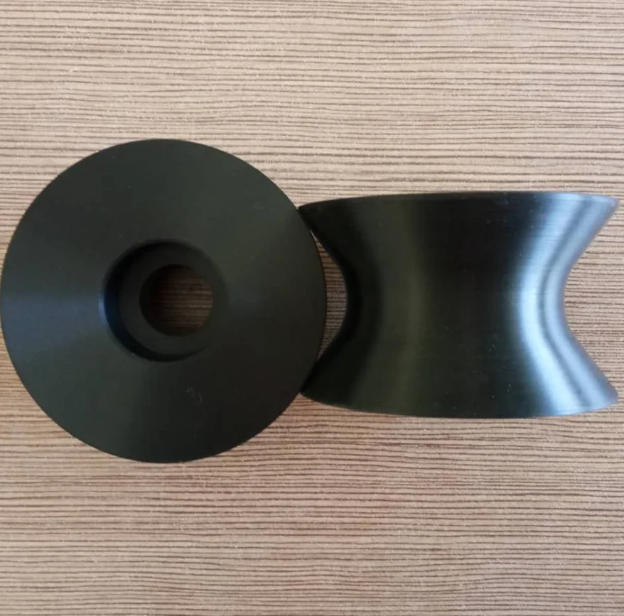 Custom Plastic Nylon 6 Nylon 66  CNC Machining Wheel Plastic Pulley