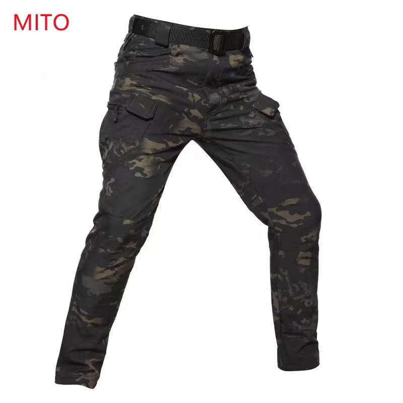 MITO Ready to ship Soft Shell asiaon tactical pants hunting camo pants