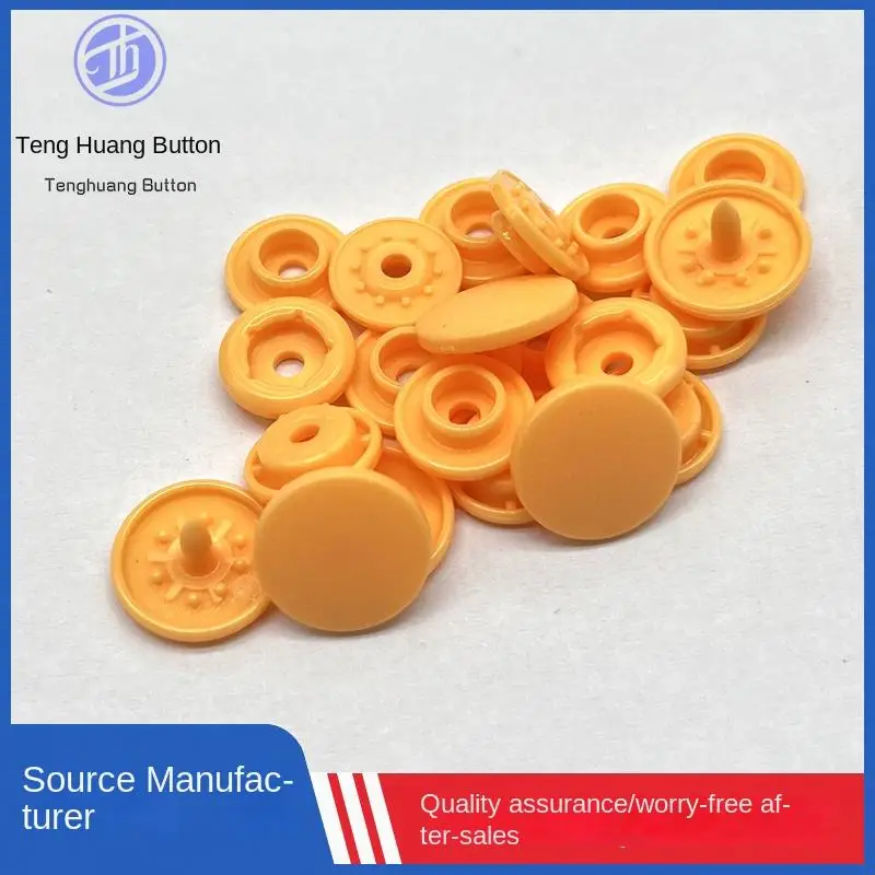 Factory Direct Eco-Friendly T5 Snap Button 12mm Resin Jacket Folder Stylish Shank Pattern Customizable Flatback Plastic Covered