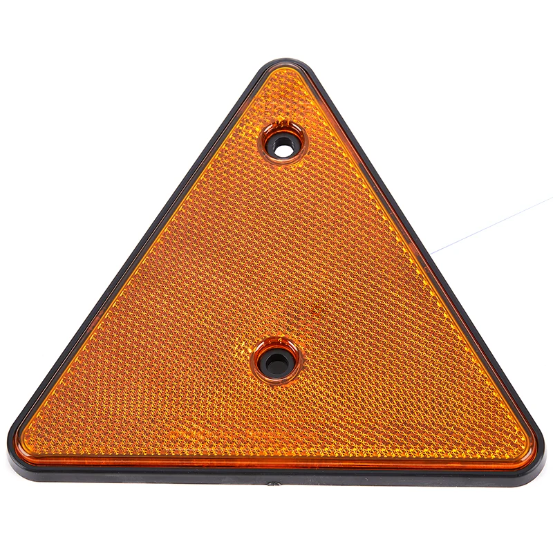 Plastic triangle reflective retro reflector roadway safety reflector truck reflectors