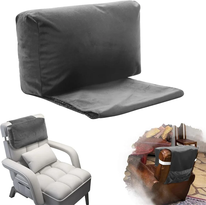 Head and Back Relaxation Recliner Pillow with Adjustable Headrest Non-Slip Bottom for Recliners and Sofa Chair