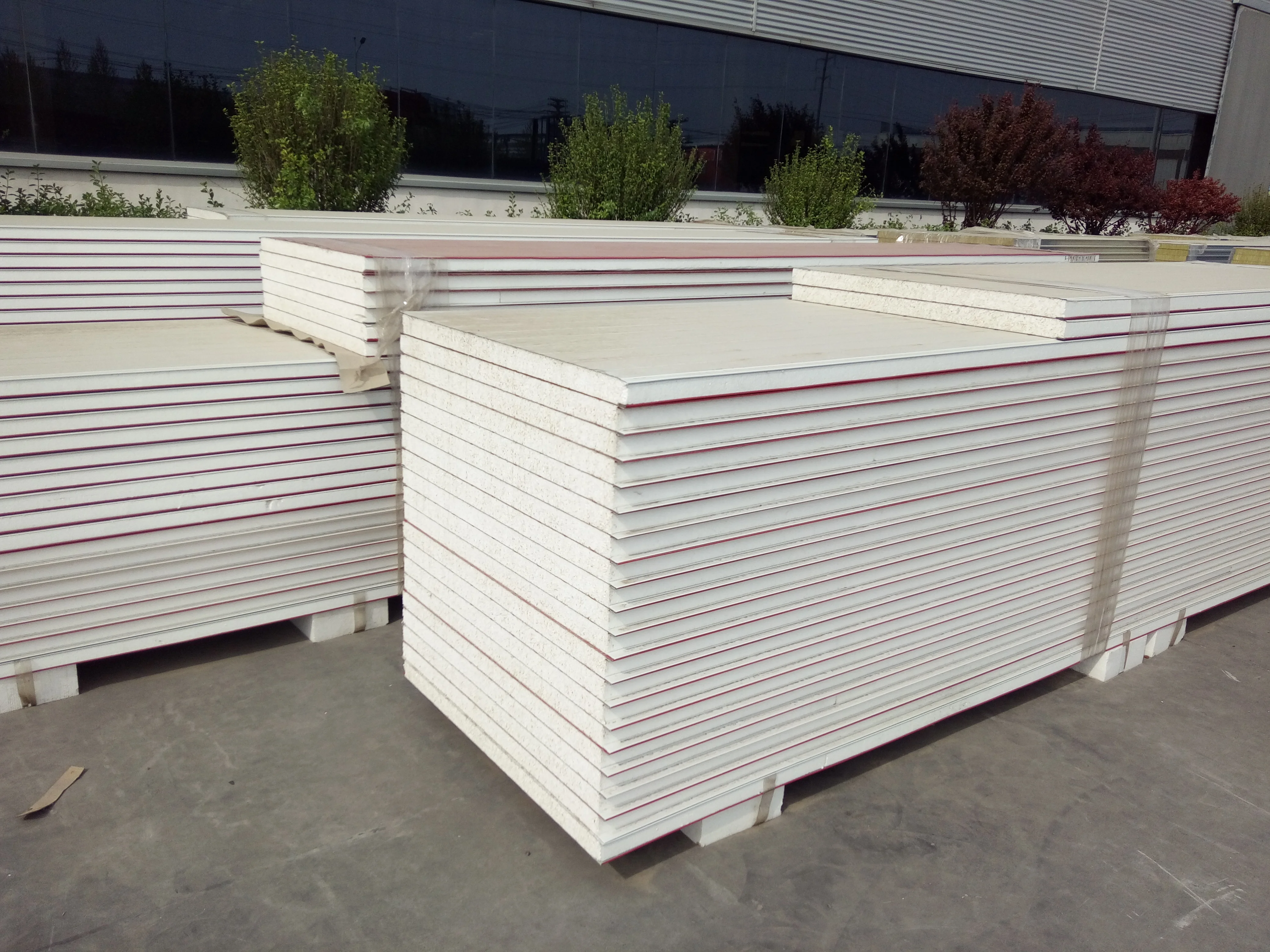 insulated wall and roof eps foam sandwich panel for prefab house/container house/truck box/warehouse