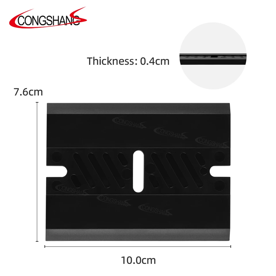 Plastic Razor Scraper Blades Double Edge Installation Tool For Glue Removing