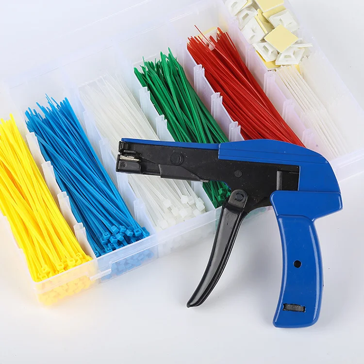 Wrap Pneumatic Tightener Tool Wire Bundling Cable Tie Gun for Wire Harness and Cable Bundle, Fastening and Cutting Plastic
