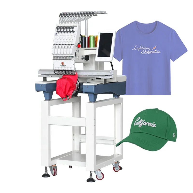 Sale 900 Model Industrial Computerized Zhuji Computer Embroidery Machine 15 Needle Table Price All in One Ksa Spain