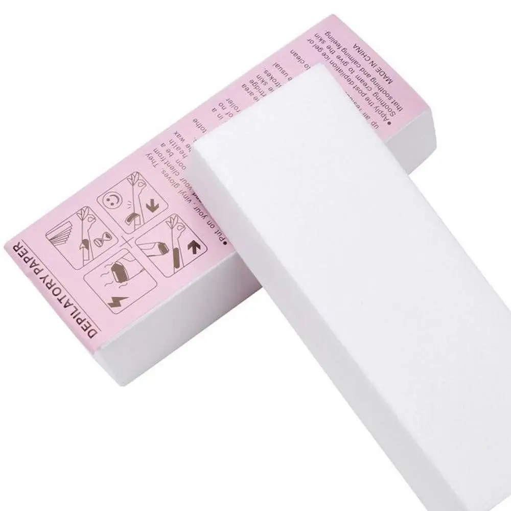 Private Label Non Woven Depilatory Paper Waxing Strip Hair Removal Wax Paper