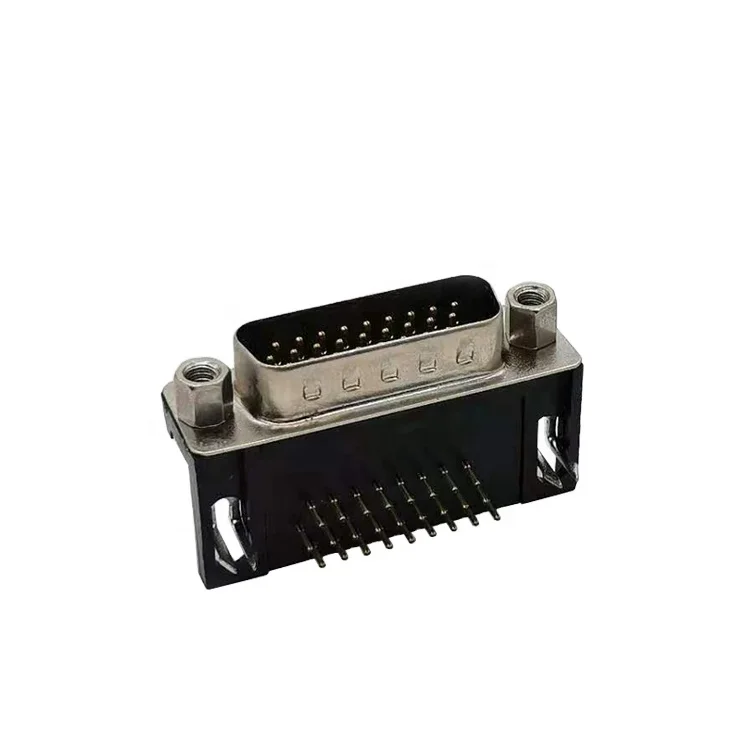 HDR 26P HDB R/A HD.D-SUB штекер под прямым углом 8,89 мм для PCB HDR 26Pin штекер высокой плотности 26P гнездовой разъем R/A разъем