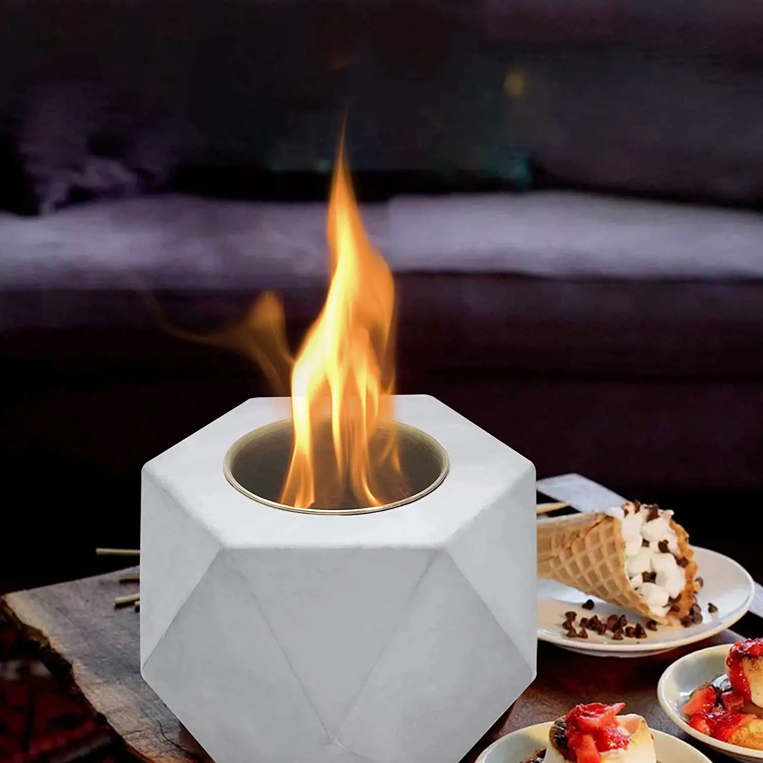 Горячая Распродажа, домашний мини-стол для камина из биоэтанола