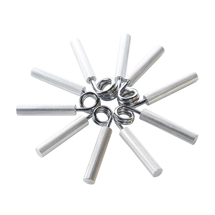 
Gym Fitness Silver Adjustable 100-350lbs Hand Gripper Finger Exercise Trainer Forearm Hand Grip Strengthener 