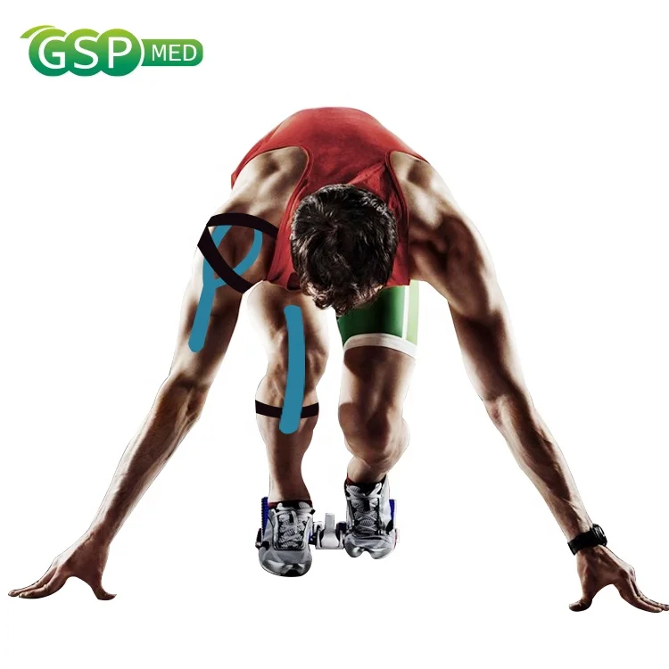 5cm*25cm *20 strips Waterproof Kinesiology Precut Adhesive Kinesiology Tape for Back,ankle,shoulder,face support
