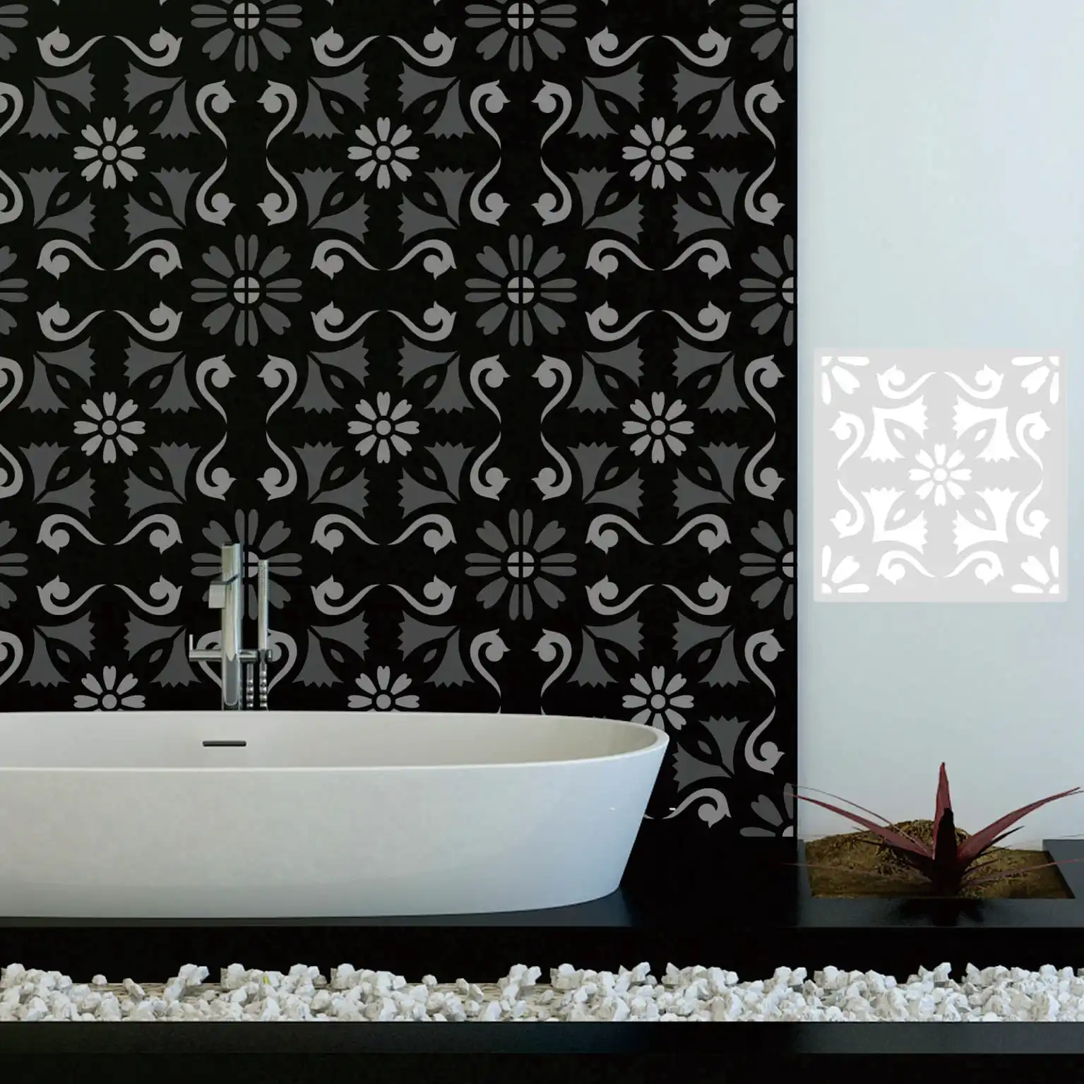 Plastic Home decoration Floor painting Template Wall Decoration DIY Drawing Stencil