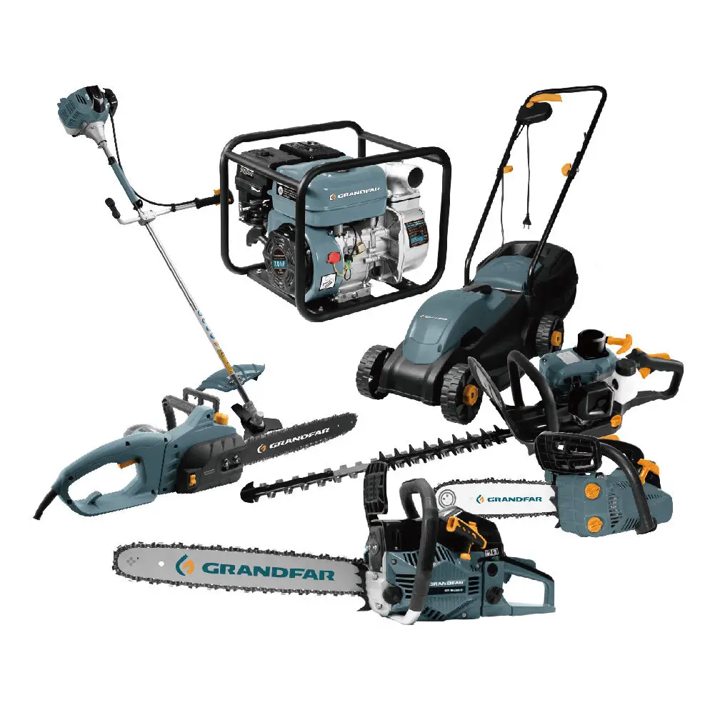 GRANDFAR gasoline 54.5cc 8500rpm chainsaw Gasoline petrol wood cutting tools 2 stroke 18' gasoline inch chain saws
