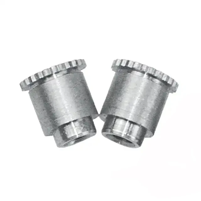 6# 8# M3 M4 M5 M6 half all threaded carbon stainless steel aluminum single pass round flat head knurled self clinching standoff