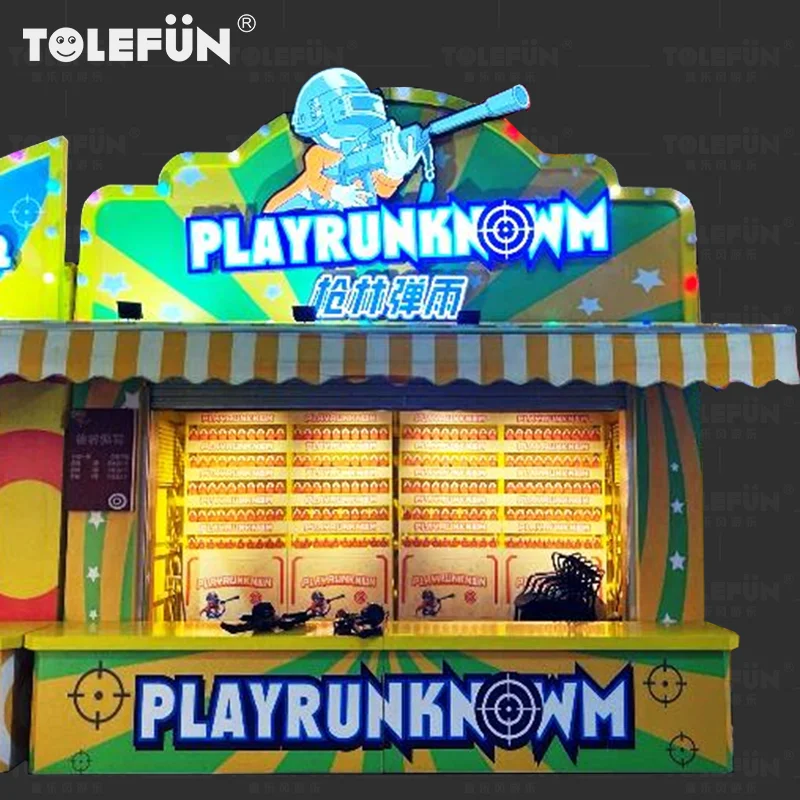 Tolefun Europe And America Funfair Luxury Custom Outdoor Led Marquee Letters Striped Booth External Carnival Games For Adults