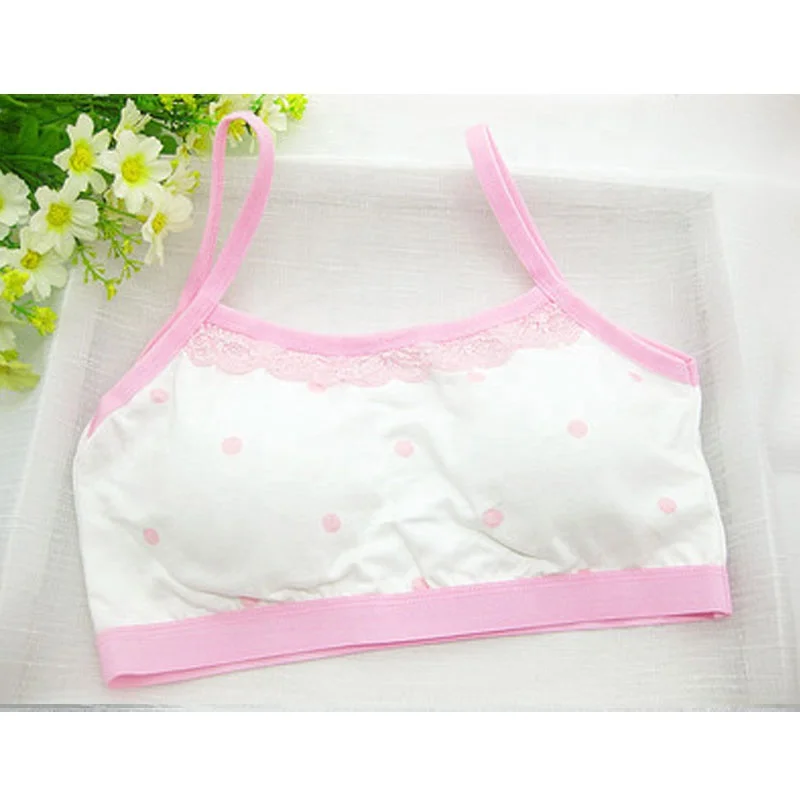 Bra for Kids Cotton Training Bra for Girls  Lace Floral Teens Underwear for Teenagers Girls Lingerie