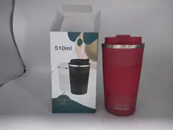 304 Stainless Steel Portable Reusable Coffee Mug With Protective Silicone Sleeve
