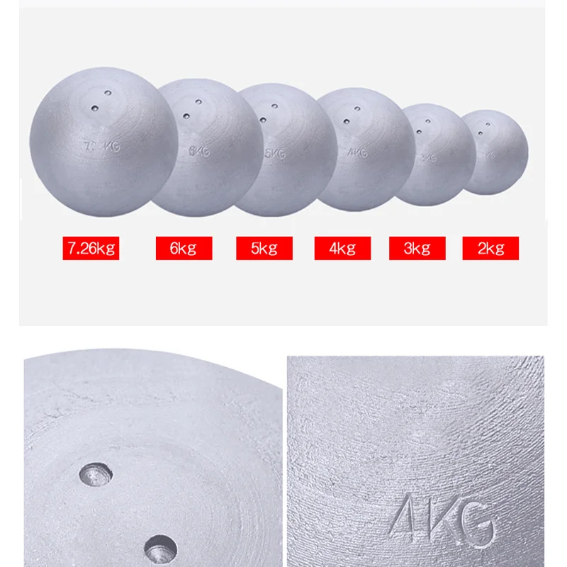 Professional Track and Field Equipment Colorful 4kg Steel Shot Put Ball