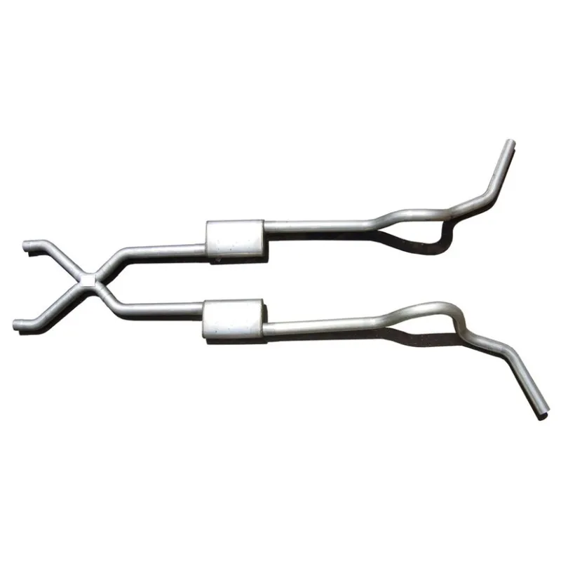 
MAXDO Stainless Steel Exhaust Catback Valved Exhaust Pipe System For GM SGT79 CROSSMEMBER Exhaust Muffler Midpipe 1967-87 