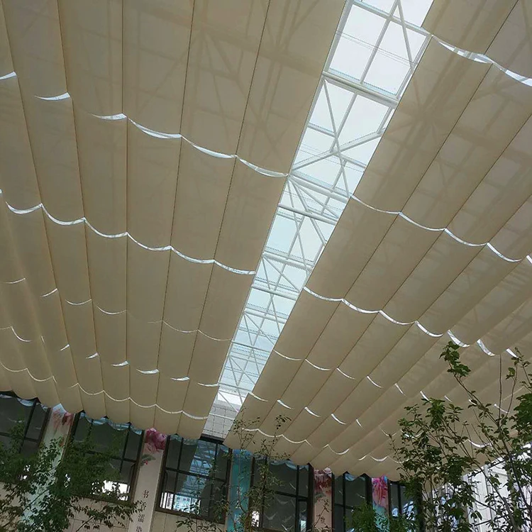 Manufacture Skylight Roman Shade Skylight Roman Blind, Motorized Skyligth Sunroom Shade