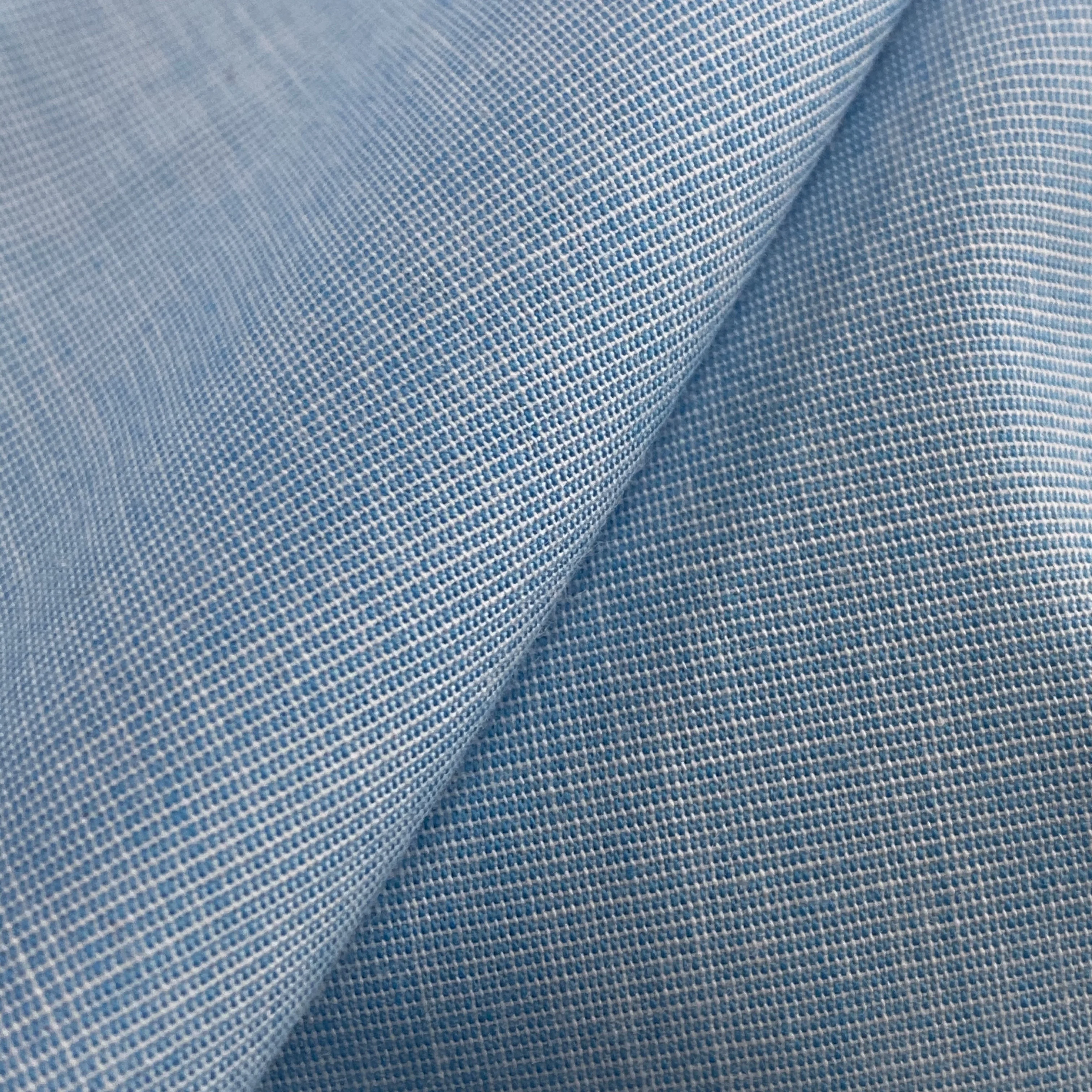 100%cotton reactive yarn dyed poplin men shirts woven fabric