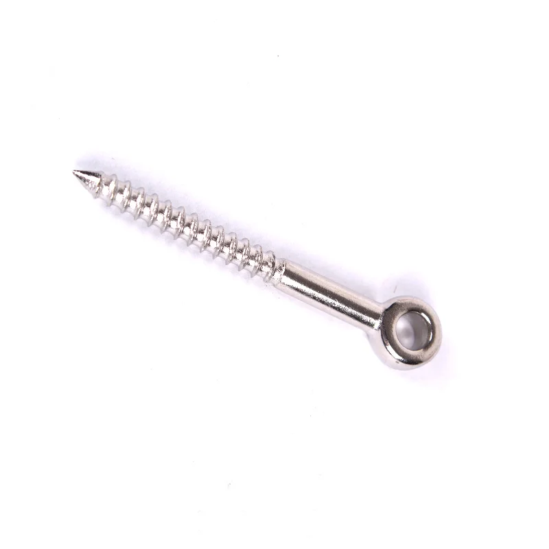 The New Listing 304 316 Stainless Steel Marine Hardware Long Eye Bolt With Wood Thread  Cable railing tensioner