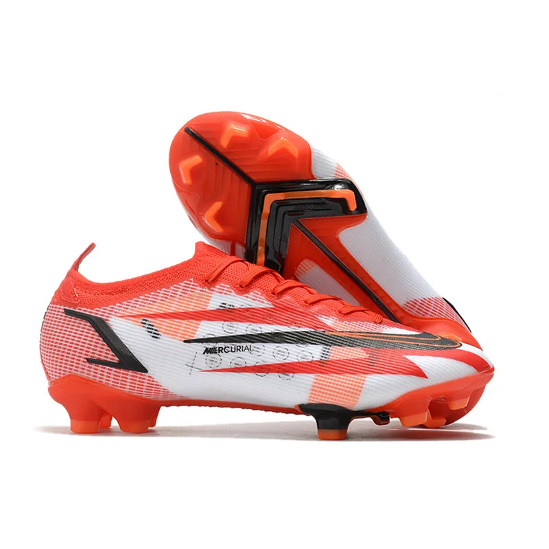 2021 woven football shoe FG nail Chaussures de football physical shoes stylish turf football boots