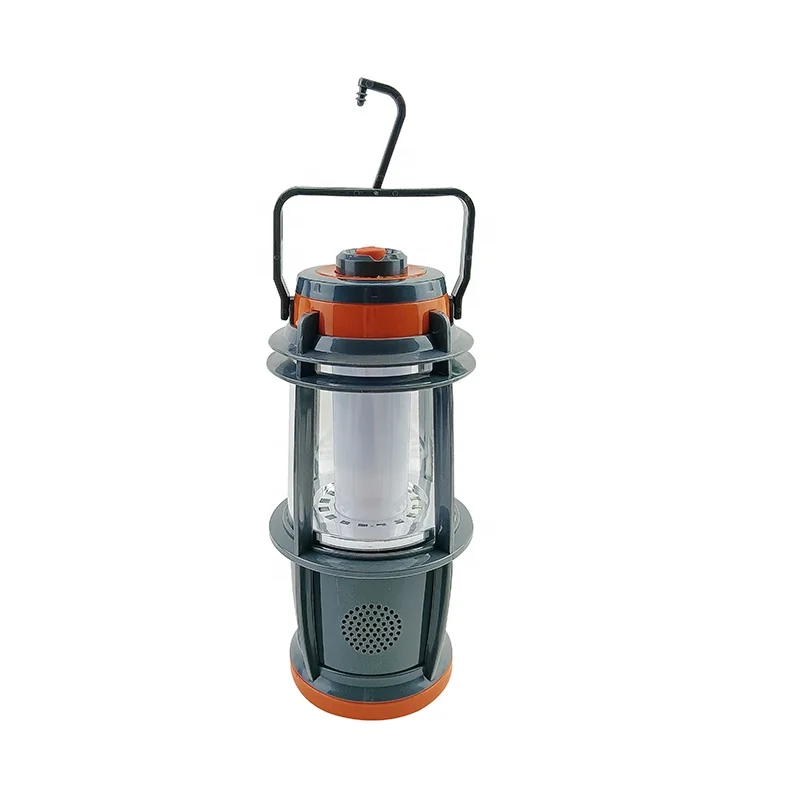 Camping Lamp Disaster Prevention Multi-function Lantern LED Camp Light with Radio and Detachable Torch Flashlight