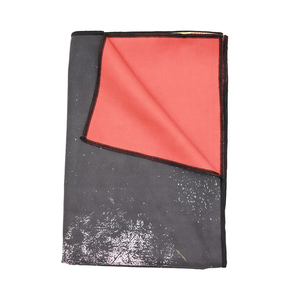 Promotional Customize Double SIde Sublimation Printed Microfiber Sand Free Quicky Dry Beach Towel With Logo