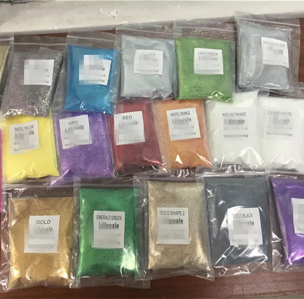 Блестящий Порошок из полиэстера в упаковке 100 г