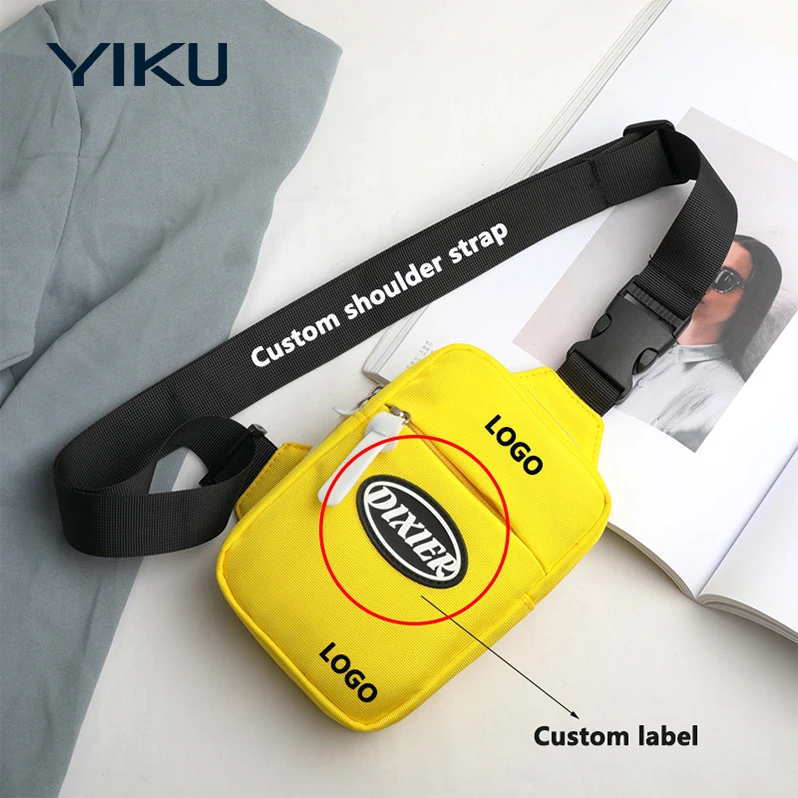 CE BSCI custom Wholesale sport nylon fanny pack crossbody yoga belt bag Waist cross chest bag women lulu bag custom fanny pack