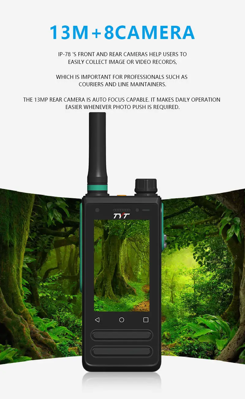 Tyt Ip-78,Walkie Talkie Wireless Telephone Walkie Talkie 4G Poc Zello Two Way Radio Tyt Ip-78