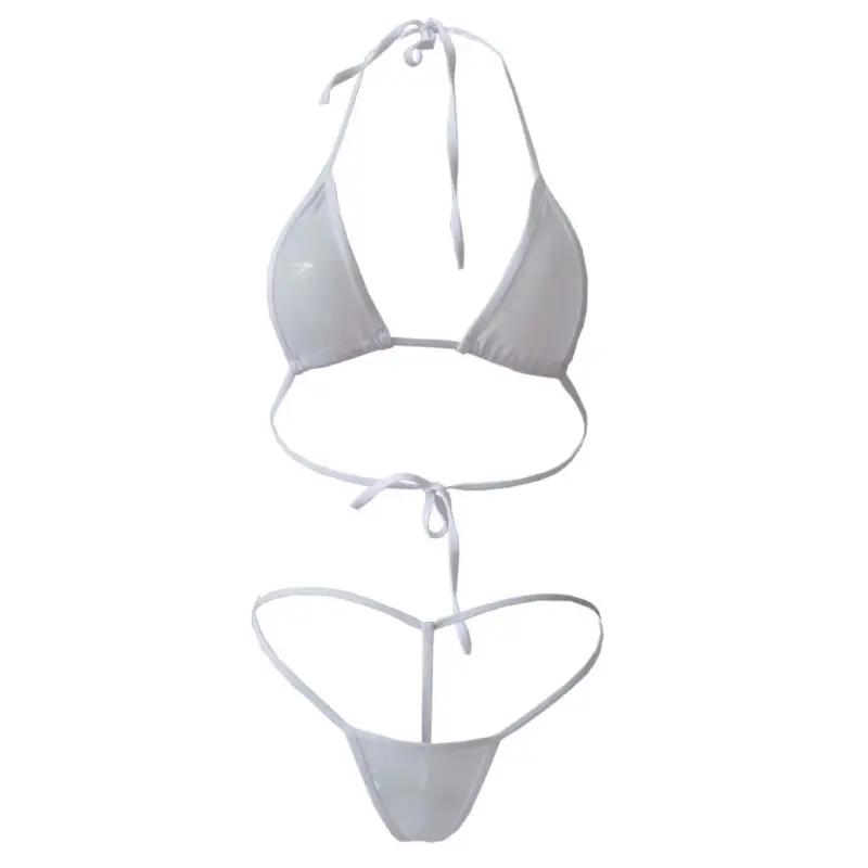 Underwear Mini Swimsuit Ladies Sexy See Through Three Point Swimwear Women Sexy Bikini