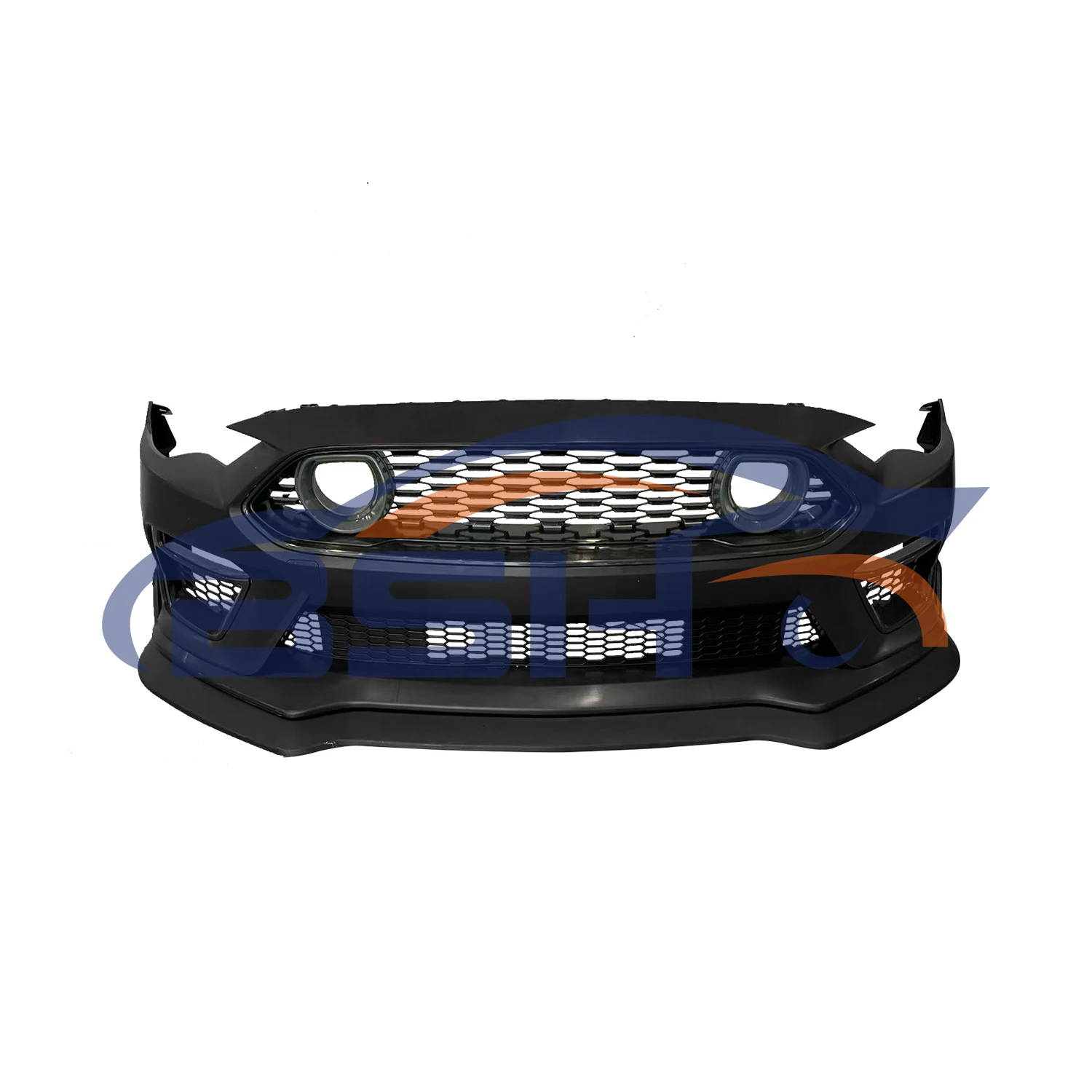 Mach1 Style Shelby Car Bumper Body Kit Front Bumper Lip With Grille LED Light For Ford Mustang 2018-2022